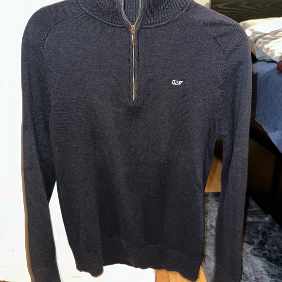 Vineyard Vines 1/4-Zip Club Sweater - Picture 1 of 6